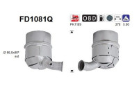 Soot/Particulate Filter, exhaust system FD1081Q AS