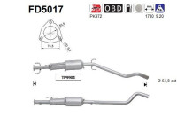 Soot/Particulate Filter, exhaust system FD5017 AS