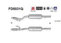 Soot/Particulate Filter, exhaust system FD5031Q AS