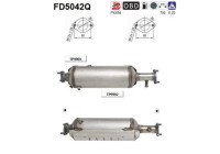 Soot/Particulate Filter, exhaust system FD5042Q AS