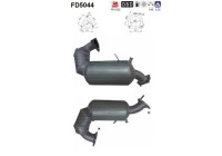 Soot/Particulate Filter, exhaust system FD5044 AS