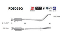 Soot/Particulate Filter, exhaust system FD5055Q AS