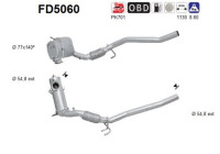 Soot/Particulate Filter, exhaust system FD5060 AS