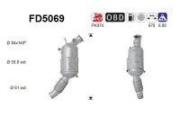 Soot/Particulate Filter, exhaust system FD5069 AS