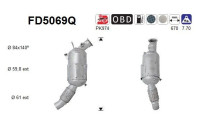 Soot/Particulate Filter, exhaust system FD5069Q AS