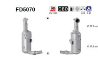 Soot/Particulate Filter, exhaust system FD5070 AS