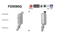 Soot/Particulate Filter, exhaust system FD5090Q AS