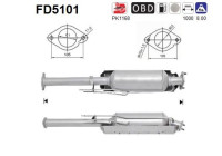 Soot/Particulate Filter, exhaust system FD5101 AS