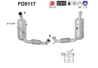Soot/Particulate Filter, exhaust system FD5117 AS