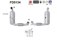 Soot/Particulate Filter, exhaust system FD5134 AS