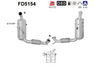 Soot/Particulate Filter, exhaust system FD5154 AS