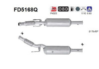 Soot/Particulate Filter, exhaust system FD5168Q AS