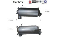 Soot/Particulate Filter, exhaust system FD7004Q AS