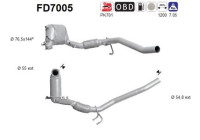Soot/Particulate Filter, exhaust system FD7005 AS