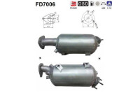 Soot/Particulate Filter, exhaust system FD7006 AS