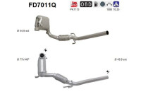 Soot/Particulate Filter, exhaust system FD7011Q AS