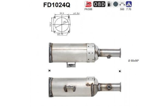 Soot/Particulate Filter, exhaust system