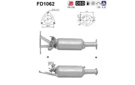 Soot/Particulate Filter, exhaust system