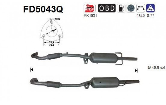 Soot/Particulate Filter, exhaust system