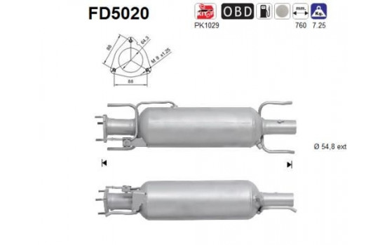 Soot/Particulate Filter, exhaust system