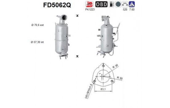 Soot/Particulate Filter, exhaust system