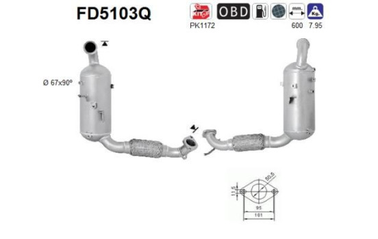 Soot/Particulate Filter, exhaust system