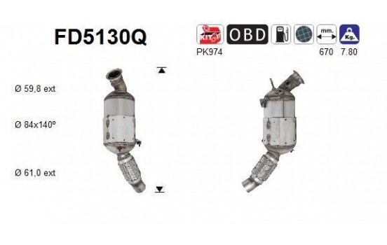 Soot/Particulate Filter, exhaust system