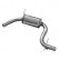 100% stainless steel Middle Silencer Volkswagen Golf VI 1.4 TSI 160hp 2009- Ø 55