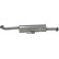 Center muffler 228-307 Bosal