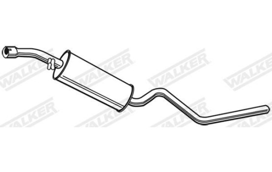 Center muffler 23207 Walker