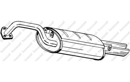 End Silencer 177-139 Bosal, Image 2