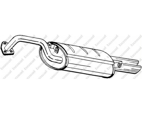 End Silencer 177-139 Bosal