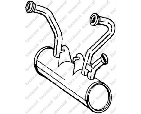 Front Silencer 135-369 Bosal