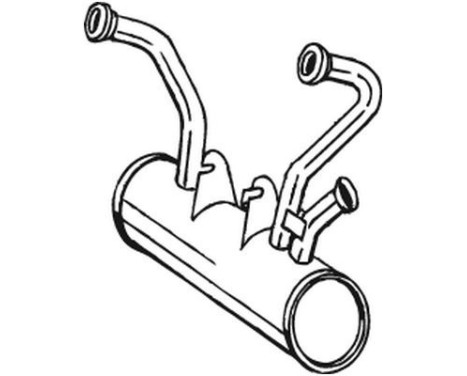Front Silencer 135-369 Bosal, Image 2