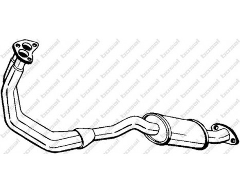 Front Silencer 154-767 Bosal, Image 2