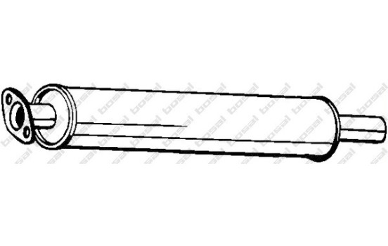 Front Silencer 154399 Bosal