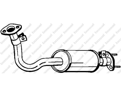 Front Silencer 169-003 Bosal