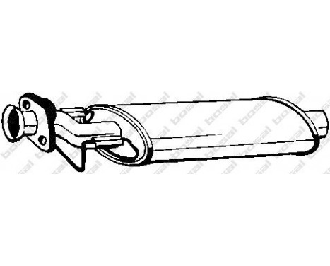 Front Silencer 190-027 Bosal, Image 2