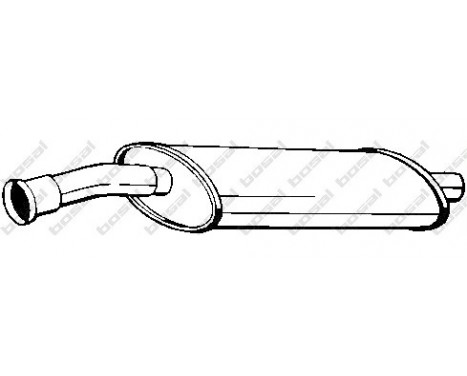 Front Silencer 190-909 Bosal