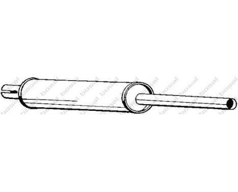Front Silencer 215-729 Bosal, Image 2