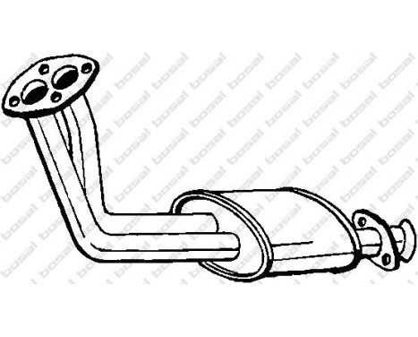 Front Silencer 227-063 Bosal, Image 2