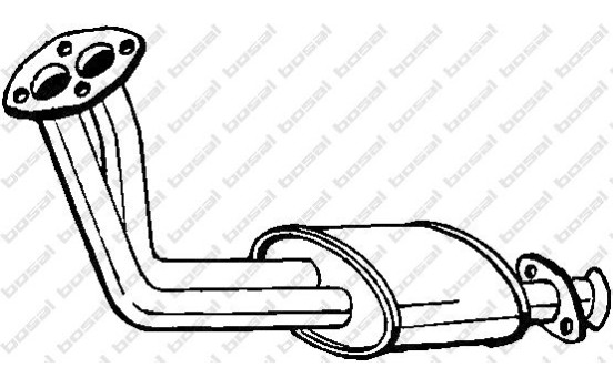 Front Silencer 227-063 Bosal, Image 2
