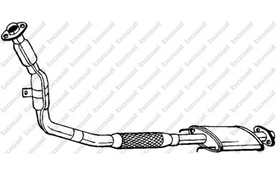 Front Silencer 228-801 Bosal