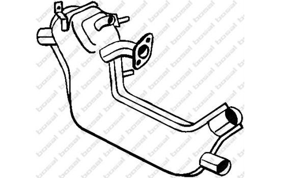 Front Silencer 233-001 Bosal