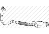 Front Silencer 279-883 Bosal