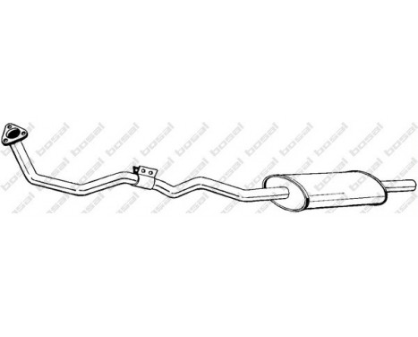 Front Silencer 280-019 Bosal