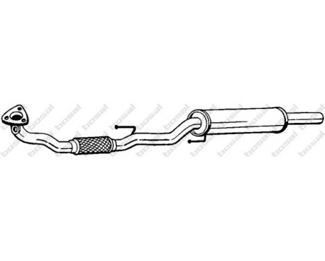 Front Silencer 280-413 Bosal