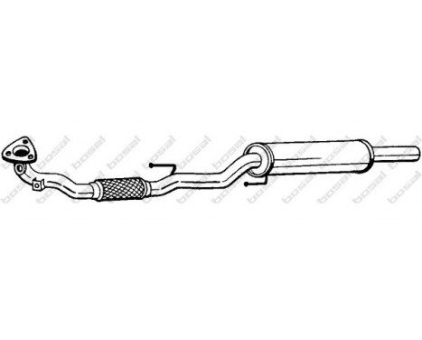 Front Silencer 280-417 Bosal