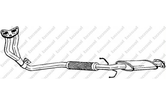 Front Silencer 280-617 Bosal