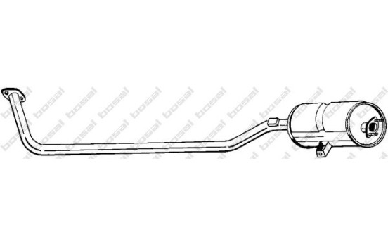 Front Silencer 281-059 Bosal, Image 2